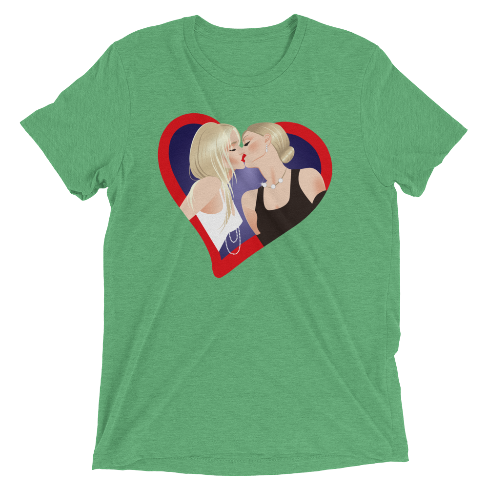 The Kiss (Triblend)-Triblend T-Shirt-Swish Embassy