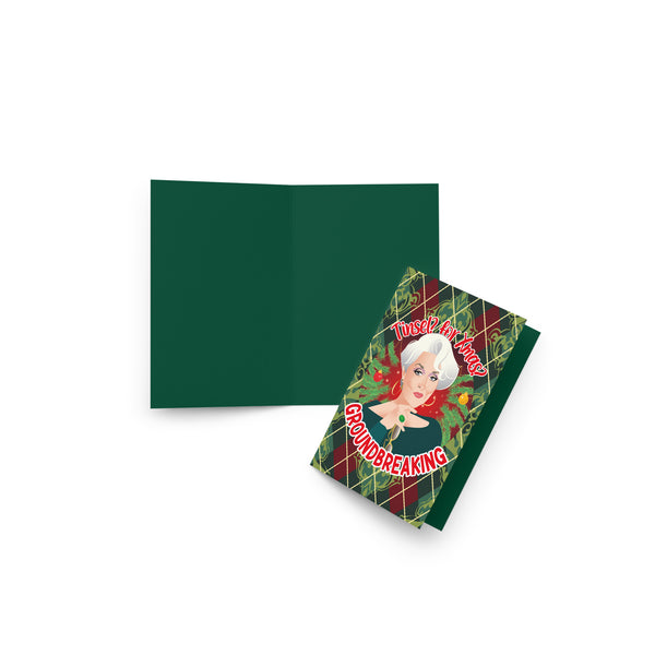 Tinsel for Xmas? Groundbreaking — Greeting Card