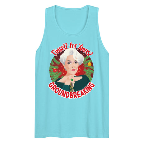 Tinsel for Xmas? Groundbreaking (Tank Top)-Tank Top-Swish Embassy