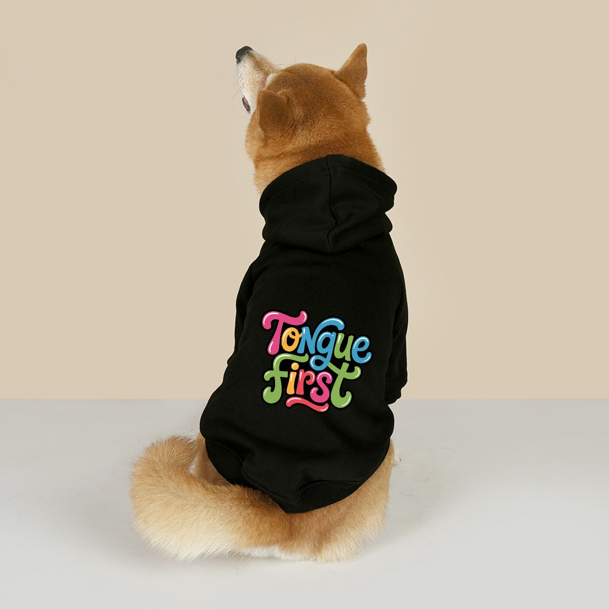 Tongue First (Pet Hoodie)-Pet Hoodie-Swish Embassy
