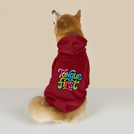 Tongue First (Pet Hoodie)-Pet Hoodie-Swish Embassy