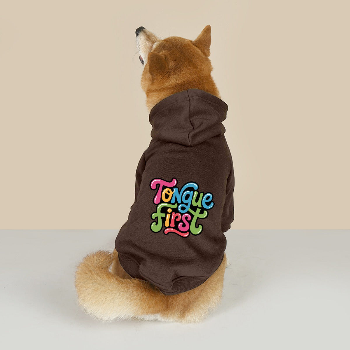 Tongue First (Pet Hoodie)-Pet Hoodie-Swish Embassy