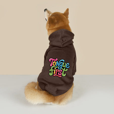 Tongue First (Pet Hoodie)-Pet Hoodie-Swish Embassy