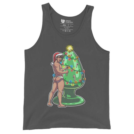 Trim the Rear (Tank Top)-Christmas Tanks-Swish Embassy