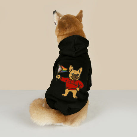 Varsity Pride Puppy (Pet Hoodie)-Pet Hoodie-Swish Embassy