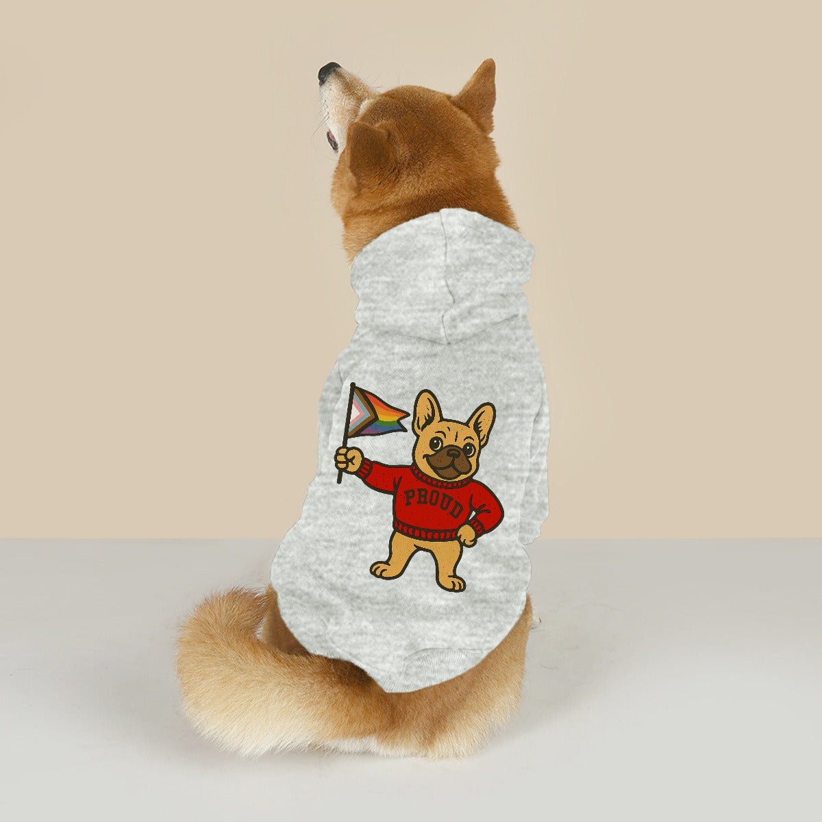 Varsity Pride Puppy (Pet Hoodie)-Pet Hoodie-Swish Embassy