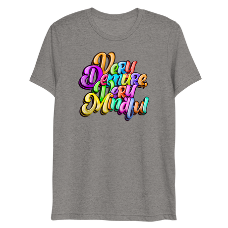 Very Demure Very Mindful (Triblend)-Triblend T-Shirt-Swish Embassy