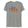 Village Bicycle (Triblend)-Triblend T-Shirt-Swish Embassy