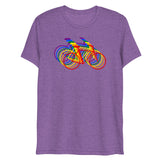 Village Bicycle (Triblend)-Triblend T-Shirt-Swish Embassy