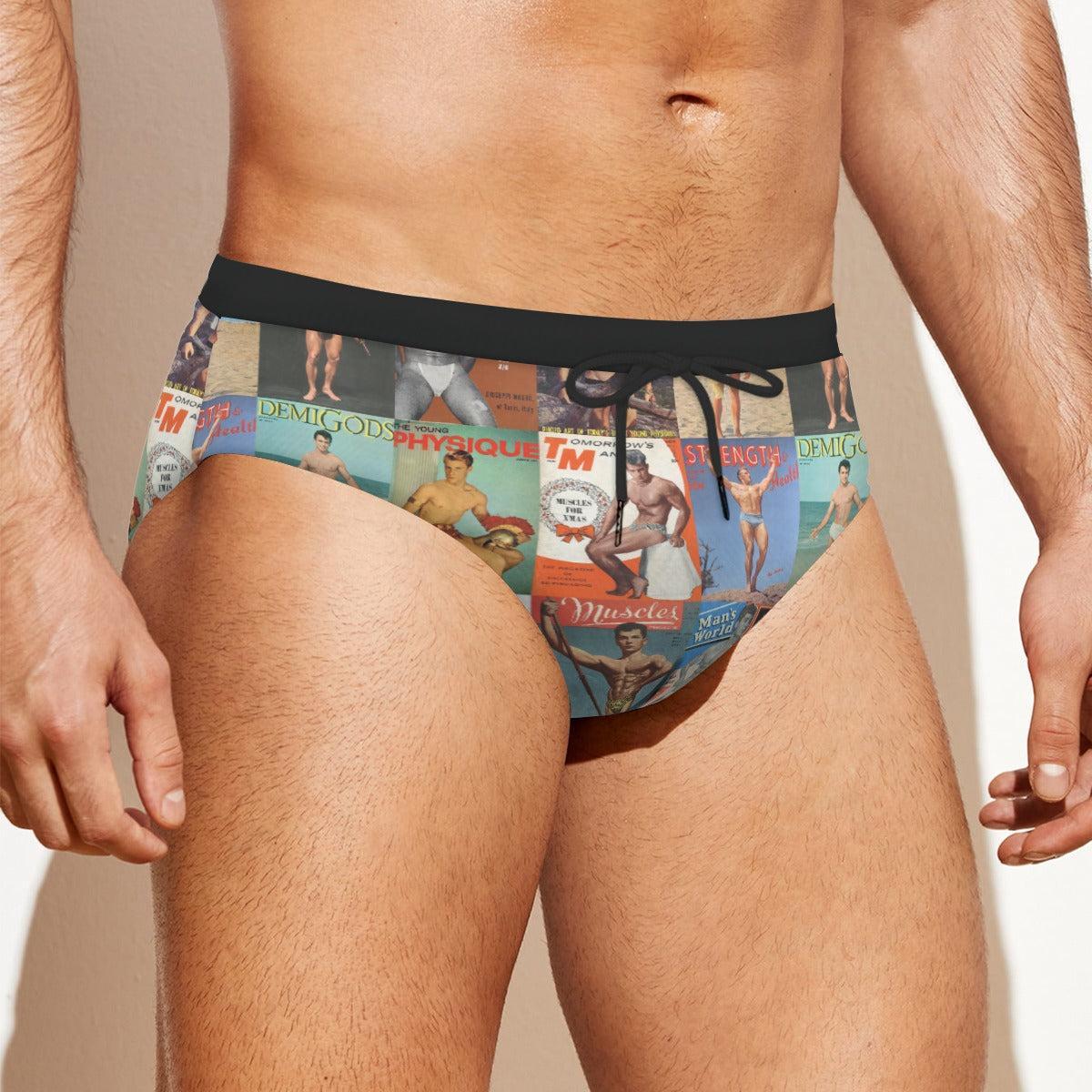Vintage Beefcake (Swim Briefs)-Swim Briefs-Swish Embassy
