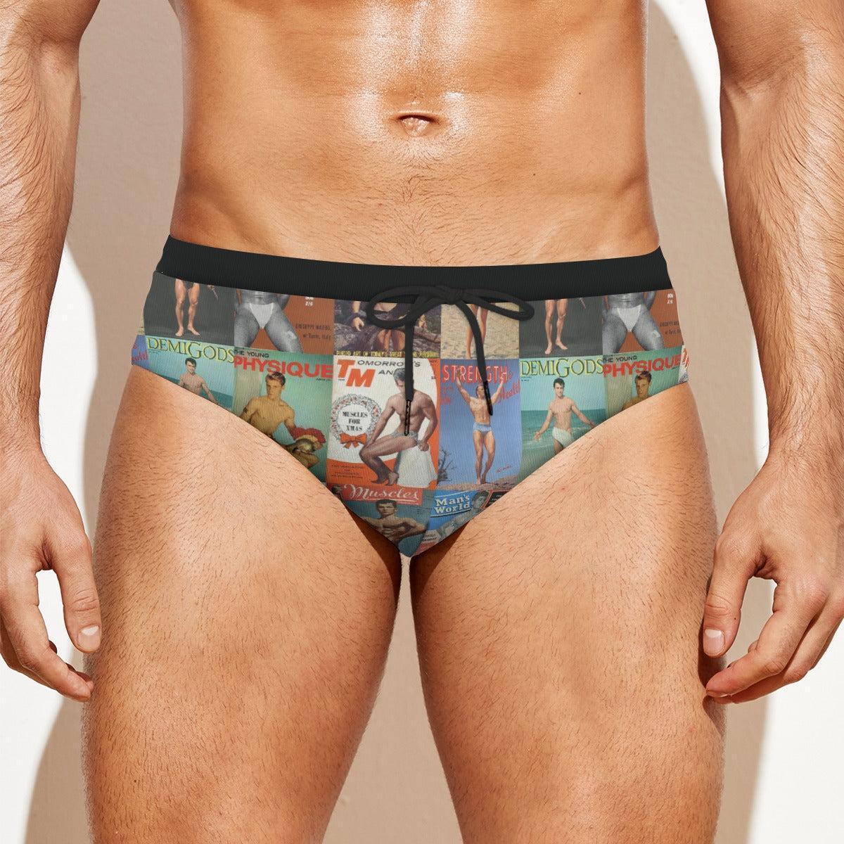 Vintage Beefcake (Swim Briefs)-Swim Briefs-Swish Embassy