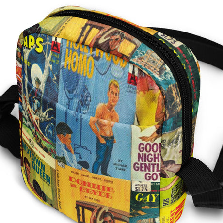 Vintage Gay Pulp (Crossbody Bag)-Crossbody Bag-Swish Embassy