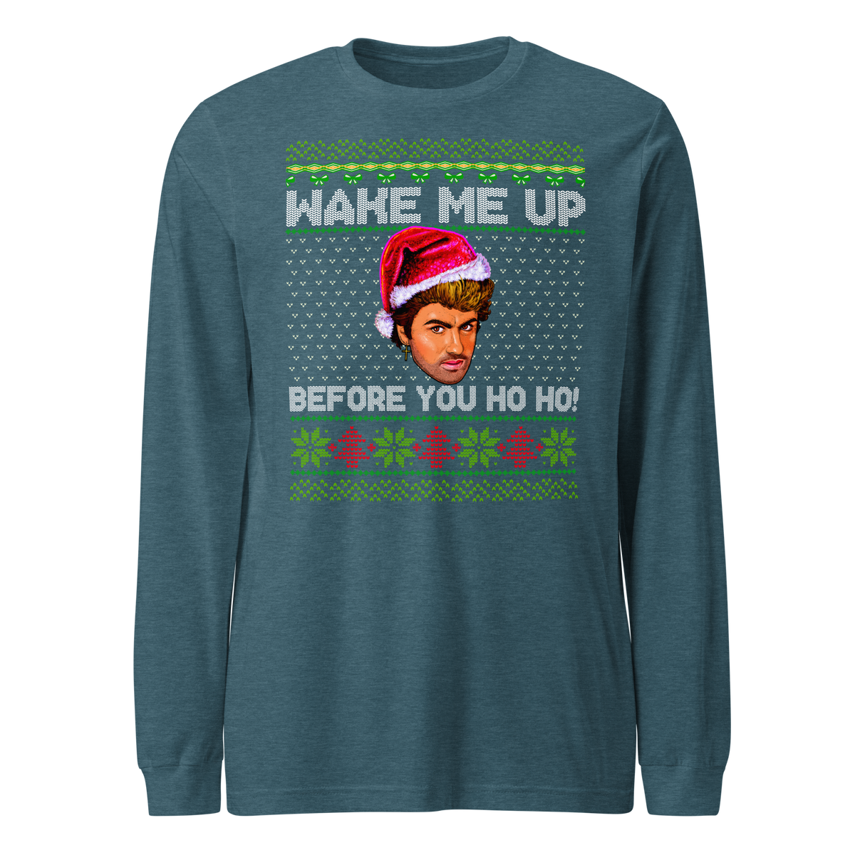 Wake Me Up (Ugly Christmas)-Christmas T-Shirts-Swish Embassy
