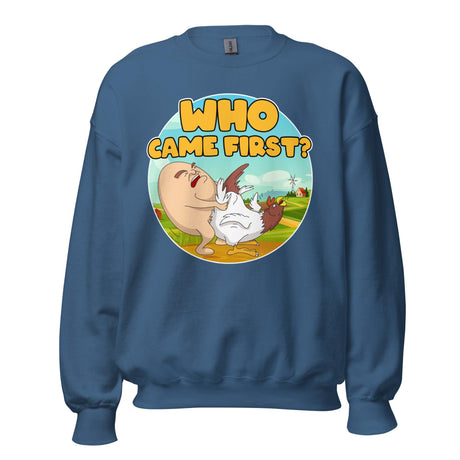 Who Came First (Sweatshirt)-Sweatshirt-Swish Embassy