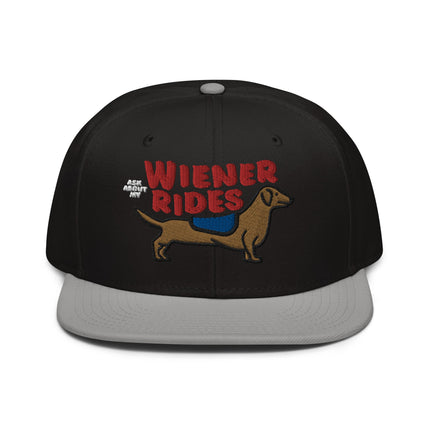 Wiener Rides (Snapback Hat)-Headwear-Swish Embassy