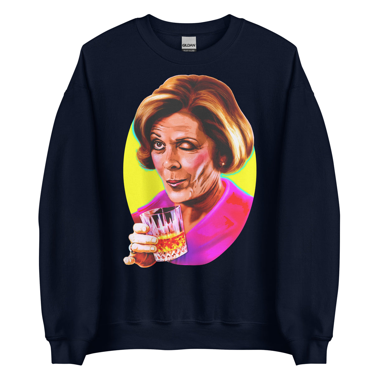 Wink and Drink (Sweatshirt)-Sweatshirt-Swish Embassy
