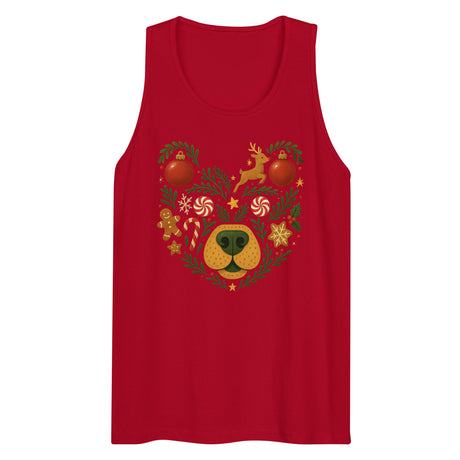 Winter Bear (Tank top)-Christmas Tank Tops-Swish Embassy