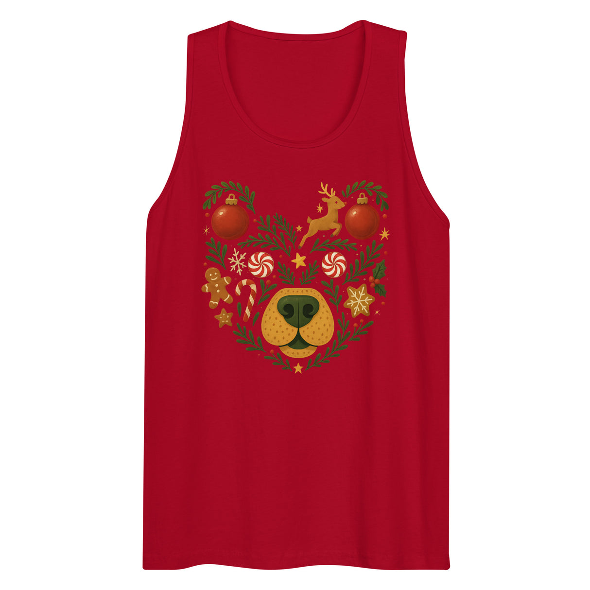 Winter Bear (Tank top)-Tank Top-Swish Embassy