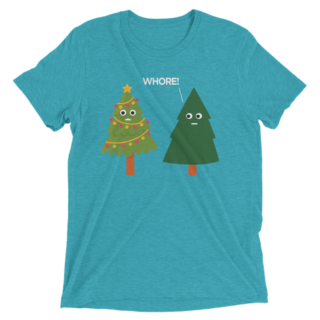 X-Mas Tree Shade (Triblend)-Triblend T-Shirt-Swish Embassy