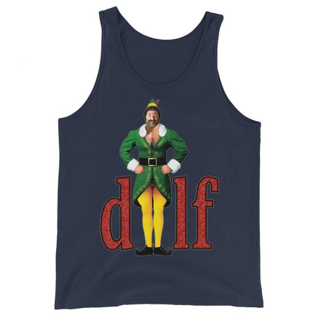 XMas DILF (Tank Top)-Christmas Tank Tops-Swish Embassy