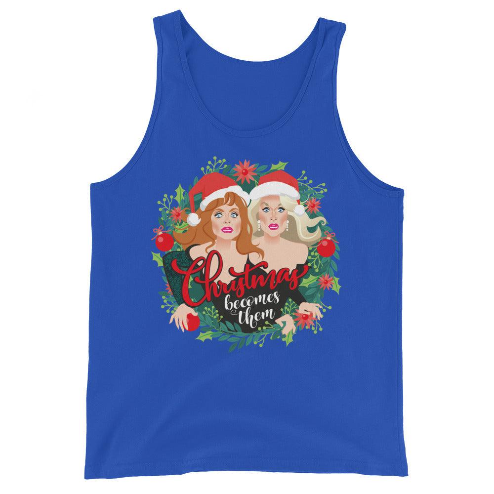 Xmas Becomes Them (Tank Top)-Tank Top-Swish Embassy