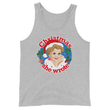 Xmas She Wrote (Tank Top)-Christmas Tanks-Swish Embassy