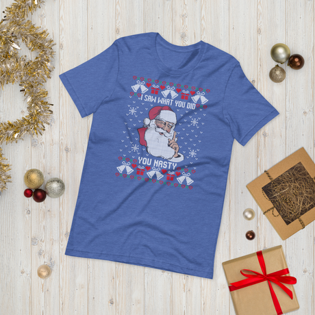 You Nasty (Ugly Christmas)-Christmas T-Shirts-Swish Embassy