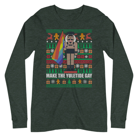 Yuletide Gay (Ugly Christmas)-T-Shirts-Swish Embassy