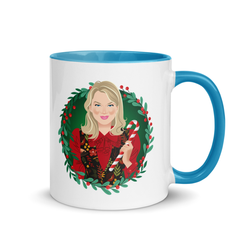 Debut garment mockup | Turkey Curry Buffet (Mug) | Blue