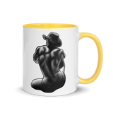 Bikini Cowboy (Mug) - Yellow