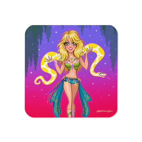 Toxic Temptress coaster
