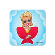 Mascara & Mercy coaster