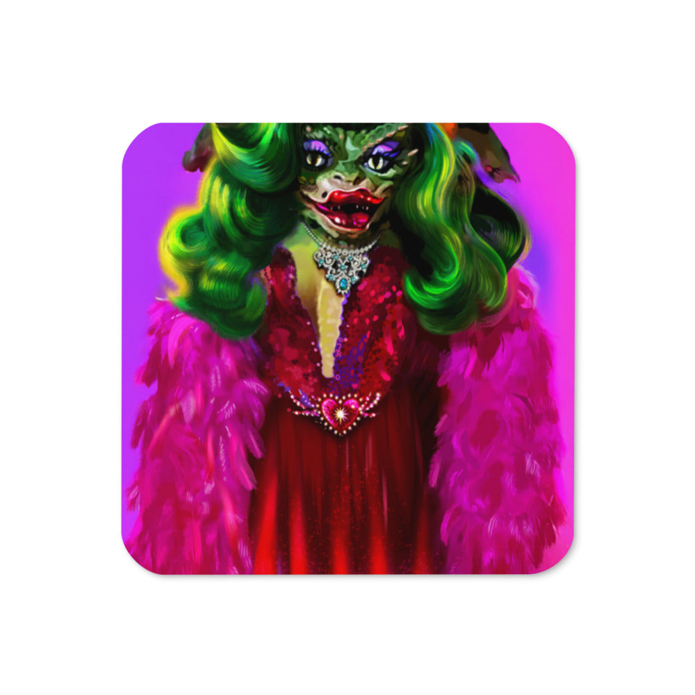 Greta Glamazon coaster