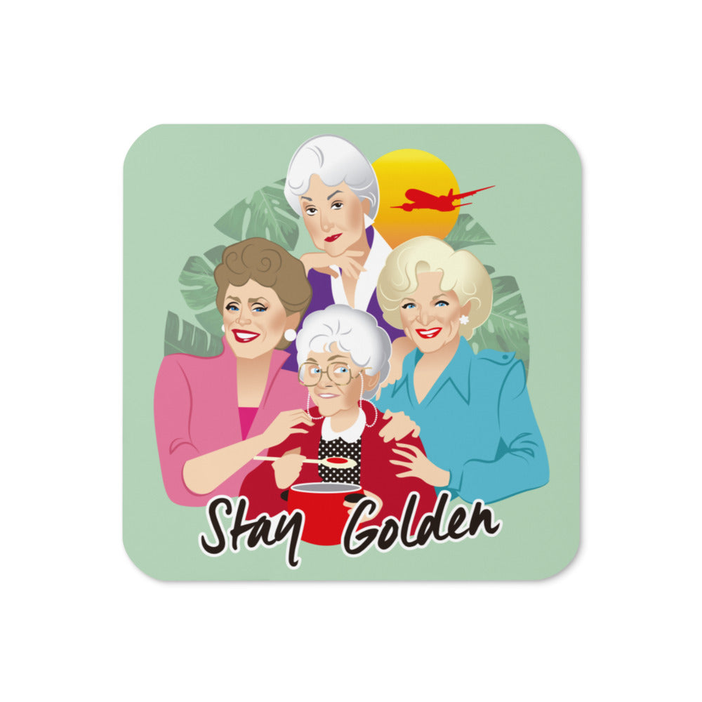 Stay Golden Reimagined coaster