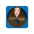 Debut garment mockup | Cheap Sentiment (Coaster) | Default