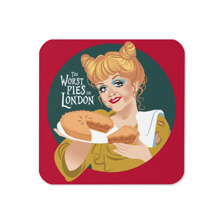 Debut garment mockup | Worst Pies in London (Coaster) | Default