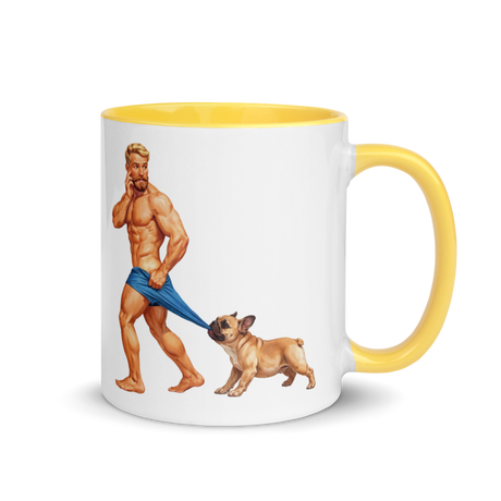 Pardon my Frenchie (Mug) - Yellow