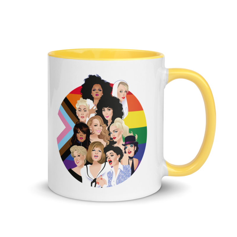 Pride Divas (Mug) - Yellow