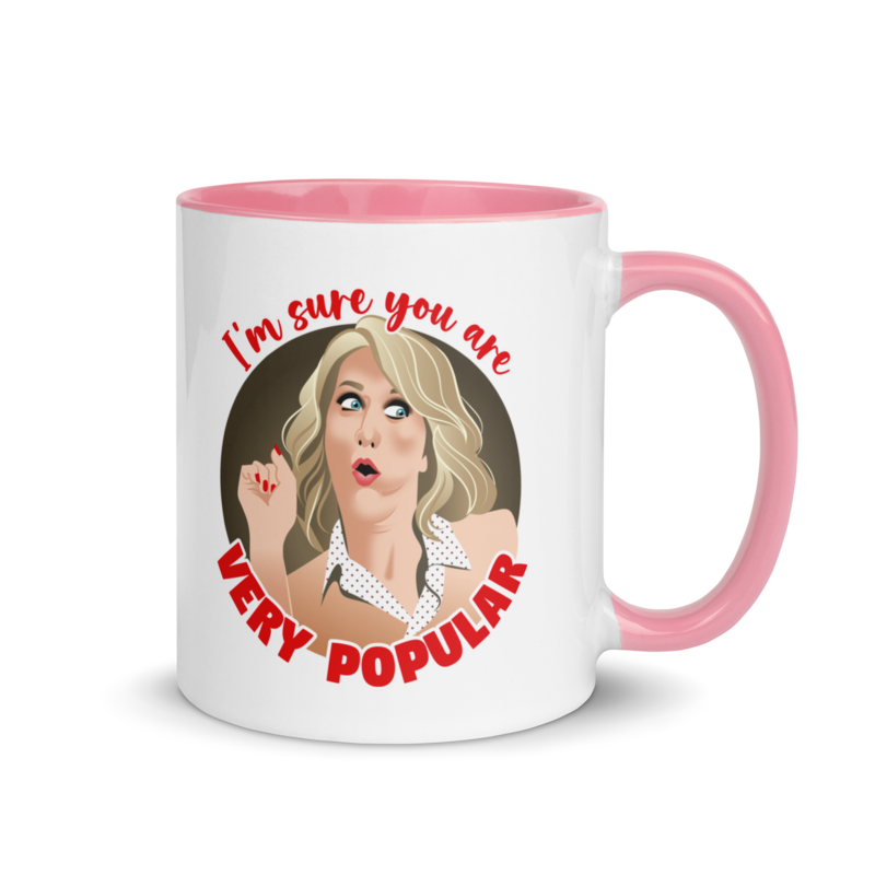 Debut garment mockup | Very Popular (Mug) | Pink