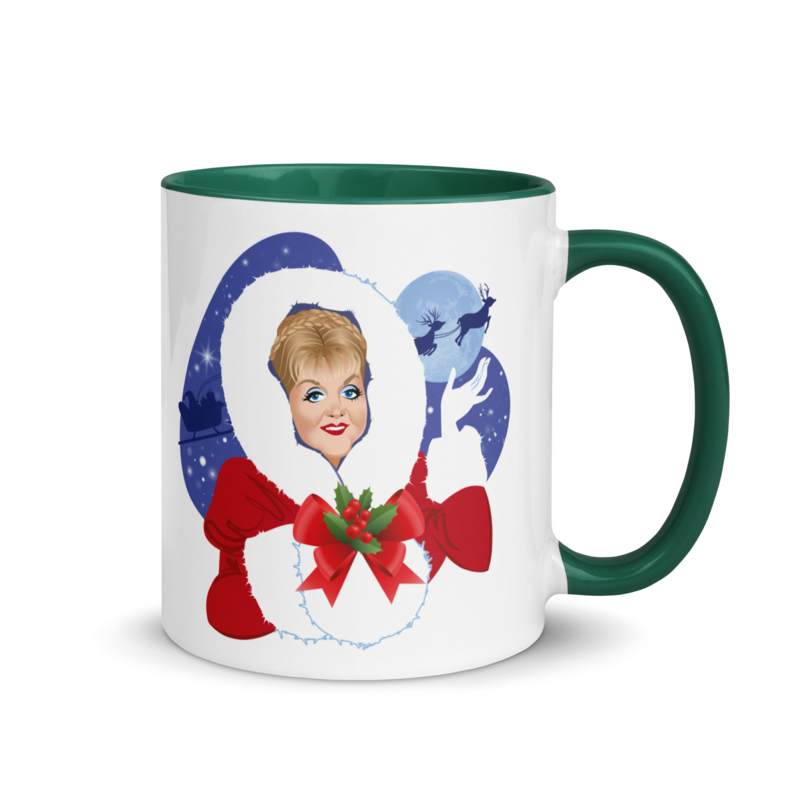 Debut garment mockup | Mrs Claus (Mug) | Dark Green