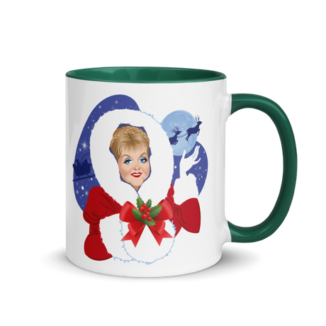 Debut garment mockup | Mrs Claus (Mug) | Dark Green