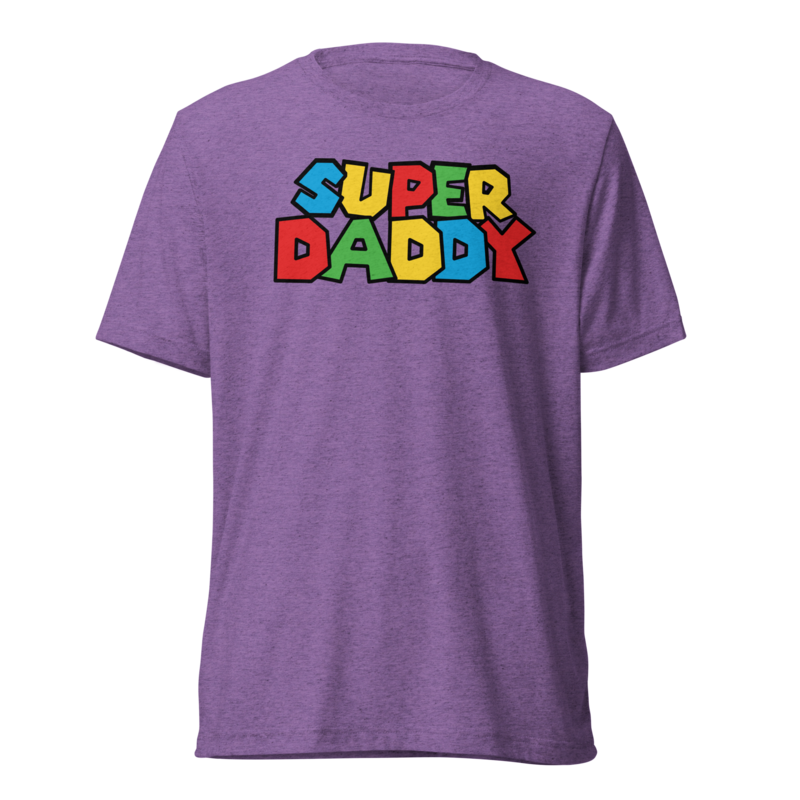 Super Daddy (Triblend) - Purple Triblend