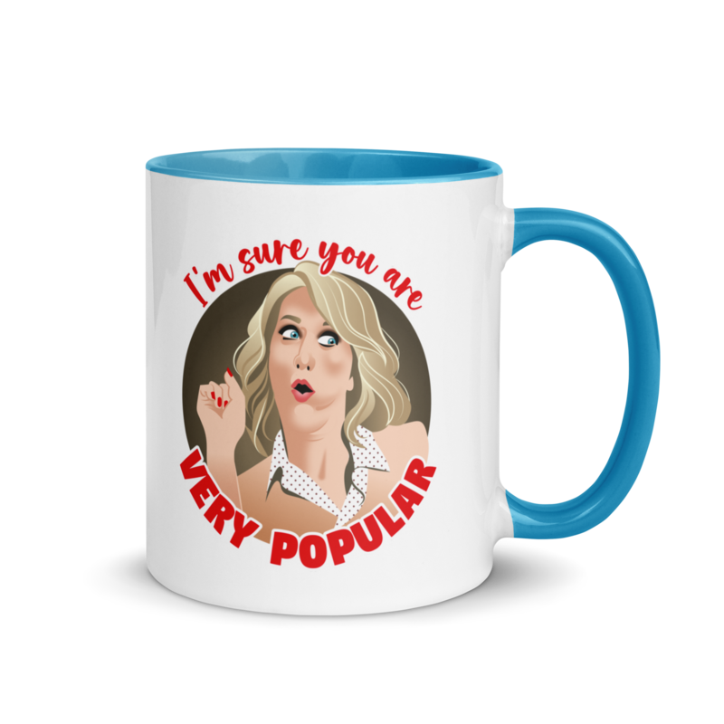 Debut garment mockup | Very Popular (Mug) | Blue