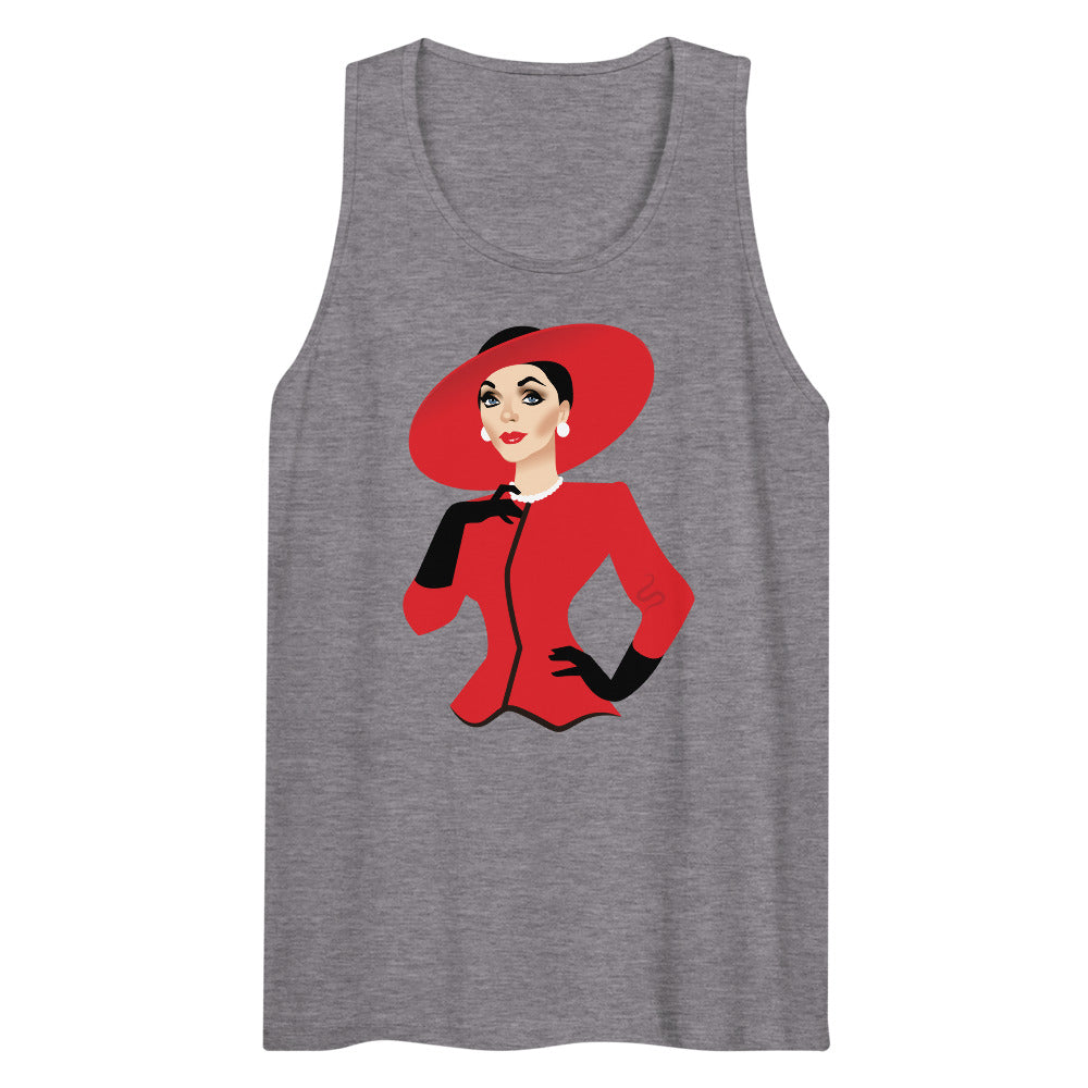 Debut garment mockup | The Ex-Wife (Tank Top) | Athletic Heather