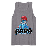 Debut garment mockup | Brawny Papa (Tank Top) | Athletic Heather