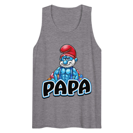 Debut garment mockup | Brawny Papa (Tank Top) | Athletic Heather