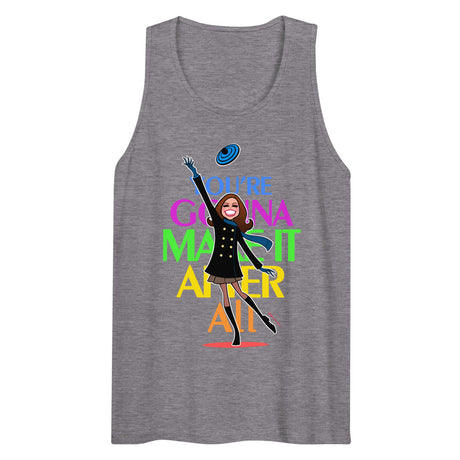 Debut garment mockup | You're Gonna Make It (Tank Top) | Athletic Heather