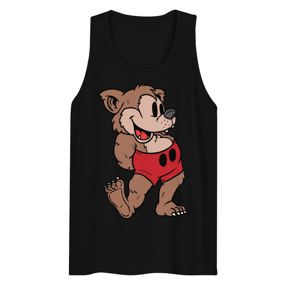Steam-Bear Willie (Tank Top) - Black
