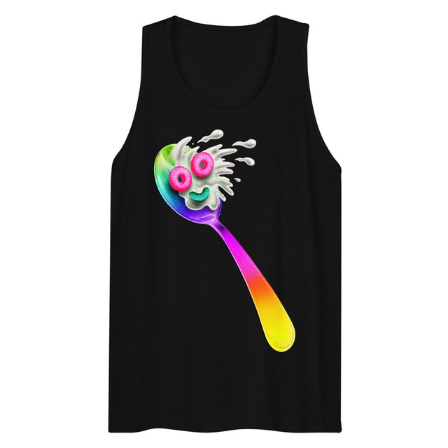 Spooning Leads to Forking (Tank Top) - Black