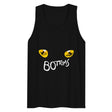 Debut garment mockup | Feline Position (Tank Top) | Black